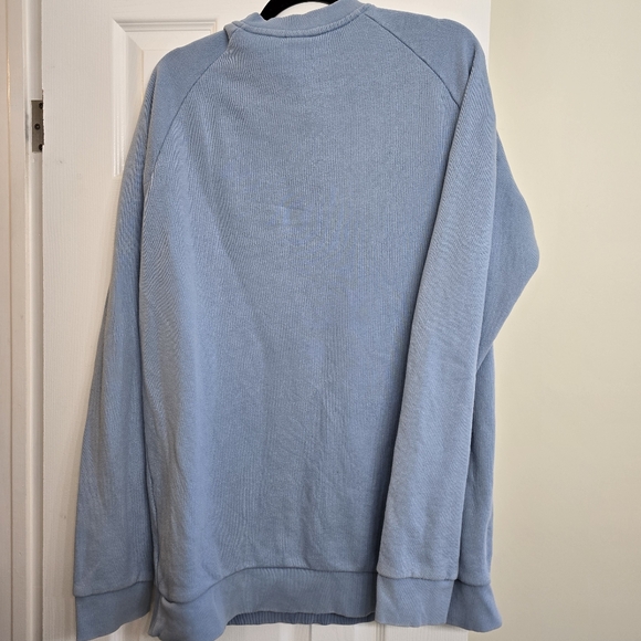 Adidas Men's Light Blue Crewneck Sweater - Picture 5 of 5